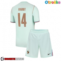 Otroške Nogometnih dresov Francija Adrien Rabiot #14 Gostujoči SP 2026 Kratki rokavi (+ hlače)
